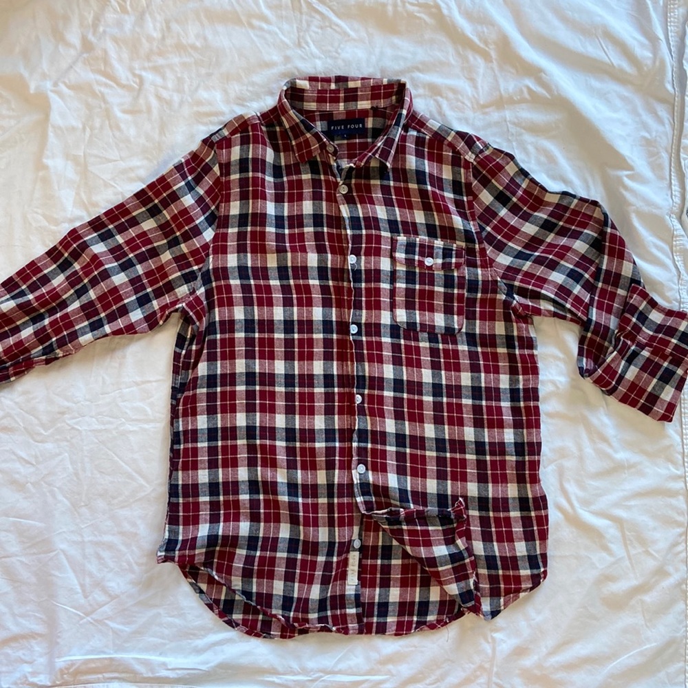 Mens long sleeve flannel